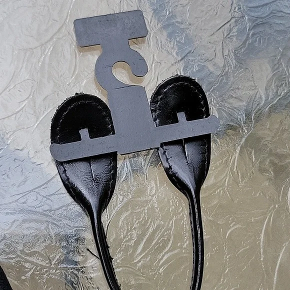 Tuxedo Black Satin Silk Genue Leather Adjustable Suspenders Made In England New - Picture 14 of 17